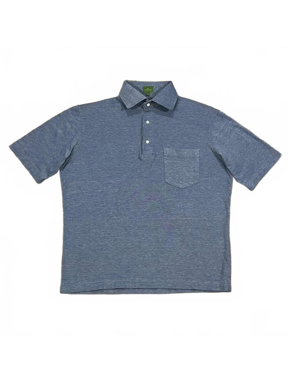 Sid Mashburn Mens Pique Blue Polo Shirt Size Small